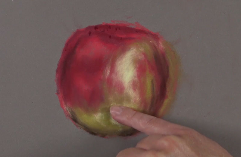 Blending colors on the apple