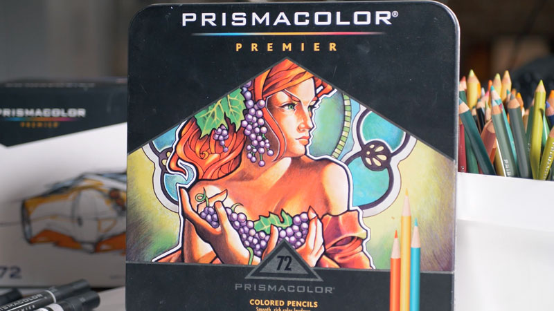 Prismacolor Premier colored pencils used for this drawing