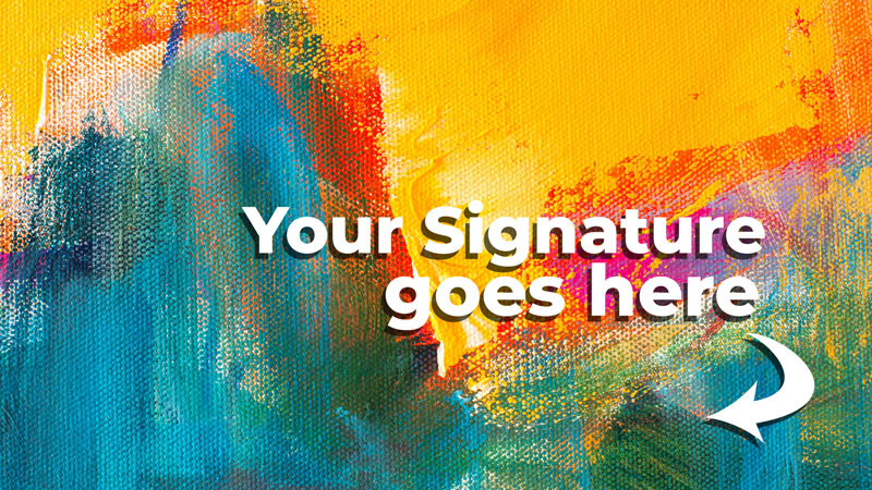 How to Sign Your Art