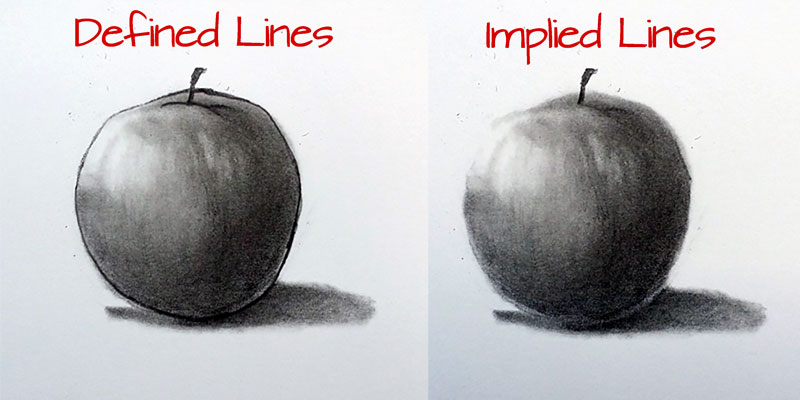 Implied Lines vs Defined Lines