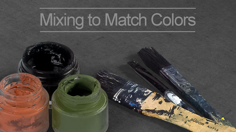 How to Match Colors By Mixing