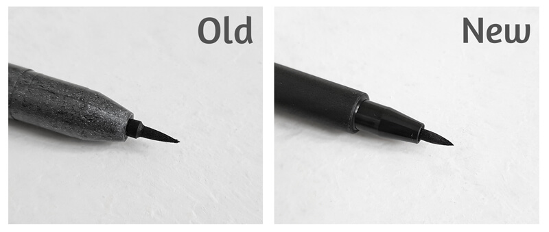 Ink brush pens compared