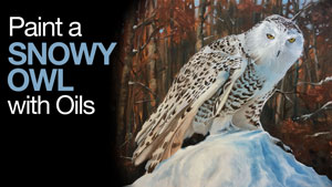 Oil Painting Lesson - Snowy Owl