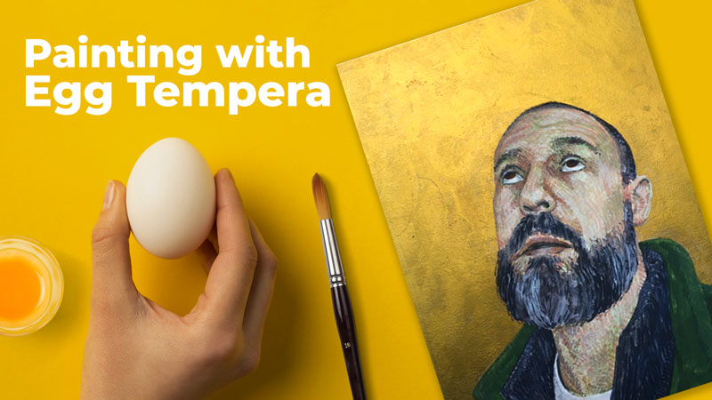Painting with Egg Tempera