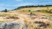 Landscape Painting with Pastels
