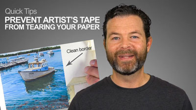 Prevent Artist Tape From Tearing Your Paper