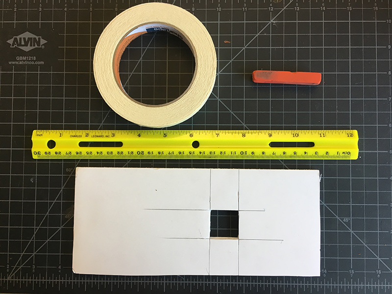 Planned anamorphic square