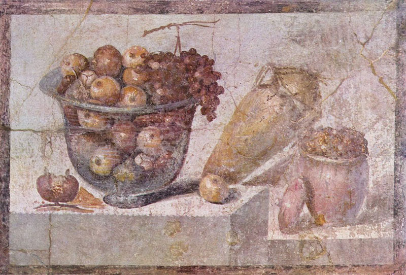 Still Life Fresco Painting from Pompei