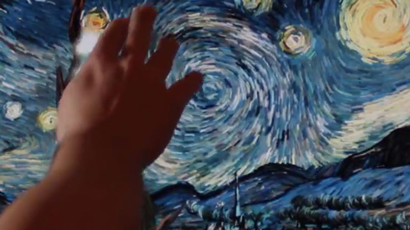Teach movement to students with interactive Van Gogh