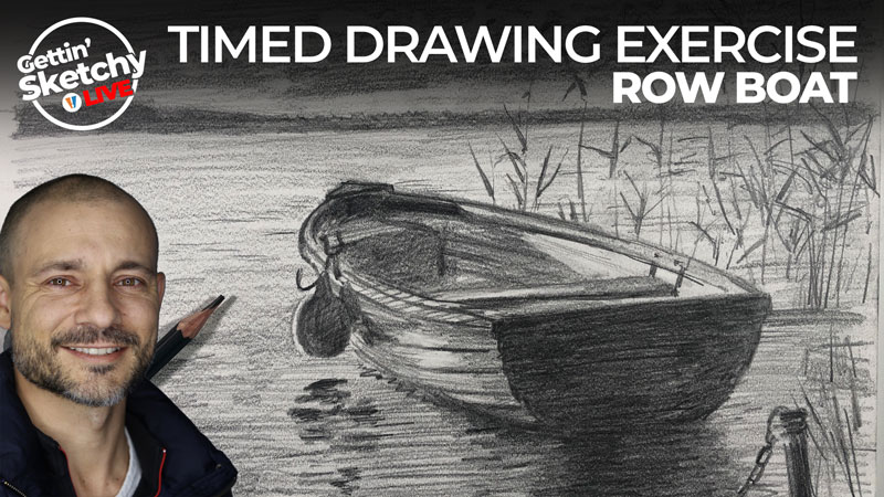 Timed Drawing Exercise - Row Boat