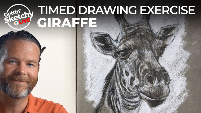 Timed Drawing Exercise - Giraffe