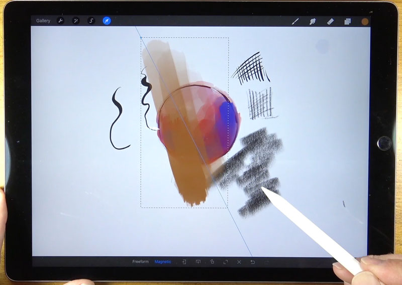 Transforming with Procreate