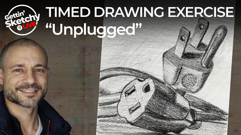 Timed Drawing Exercise - Unplugged