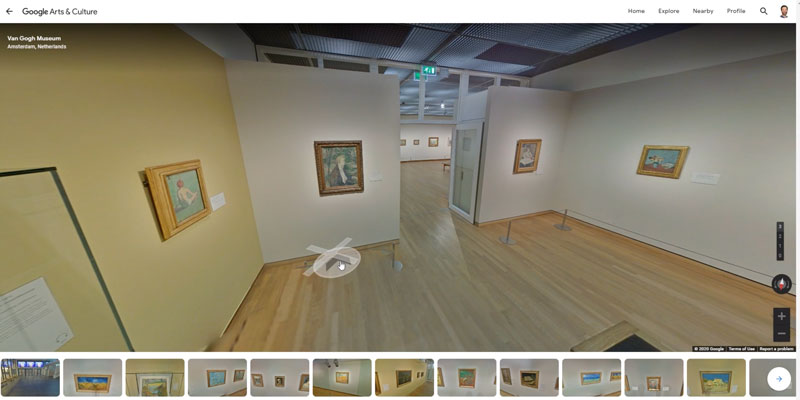 Virtual Art Museum Tour