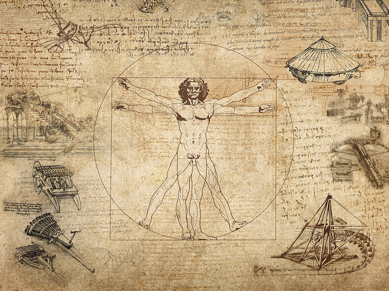 Human Proportions da Vinci